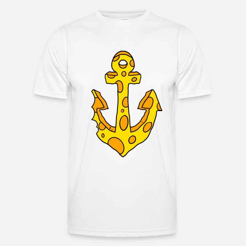 Anker Cheese - Men's Functional T-Shirt - white