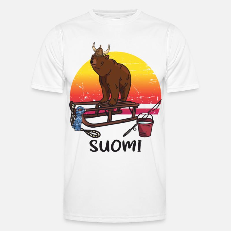 Finland - Men's Functional T-Shirt - white