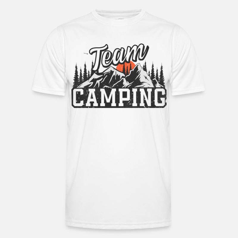 Team Camping Männer Funktions-T-Shirt