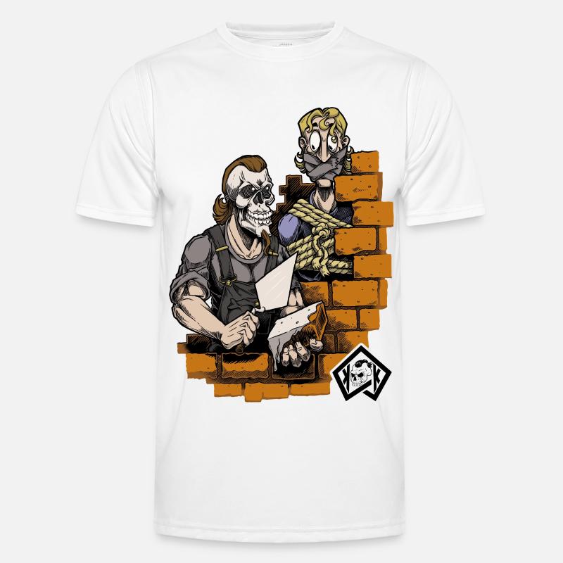 Bricklayer, master mason, craftsman, construction technician - Men's Functional T-Shirt - white