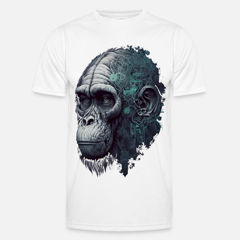 AI-controlled monkey Men's Functional T-Shirt
