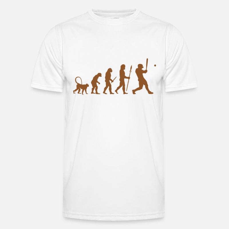 Baseball Evolution - Men's Functional T-Shirt - white