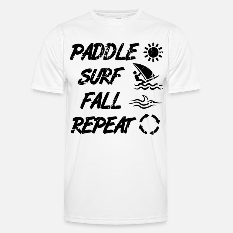 Windsurf Techniken Männer Funktions-T-Shirt