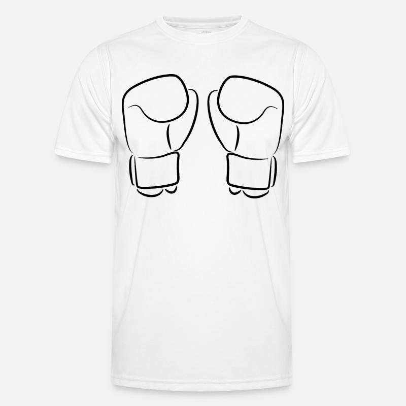 Kickboxhandschuhe Männer Funktions-T-Shirt