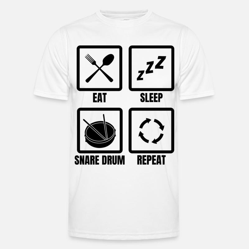 Routine de batteur T-shirt sport Homme