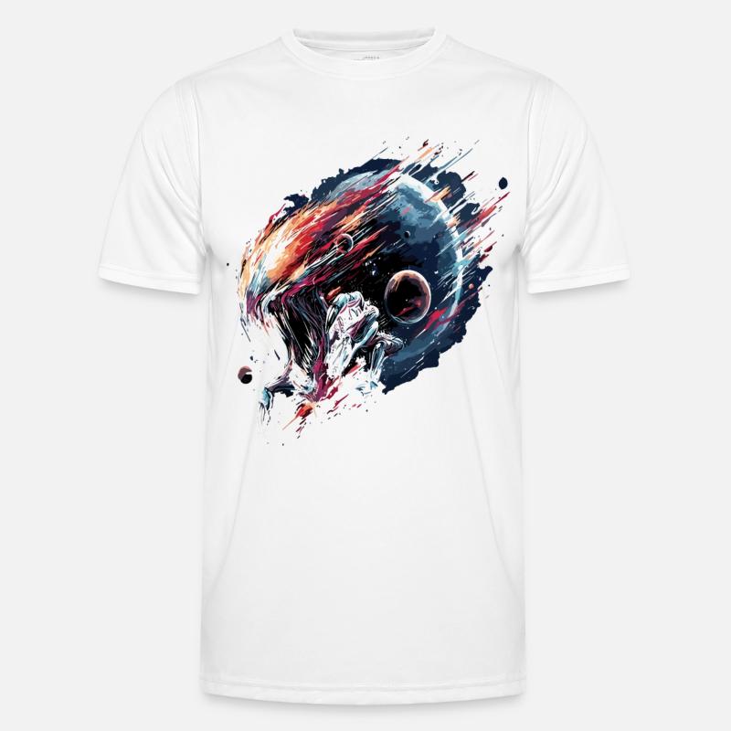 Alien Creature Planet Sci-Fi - Men's Functional T-Shirt - white