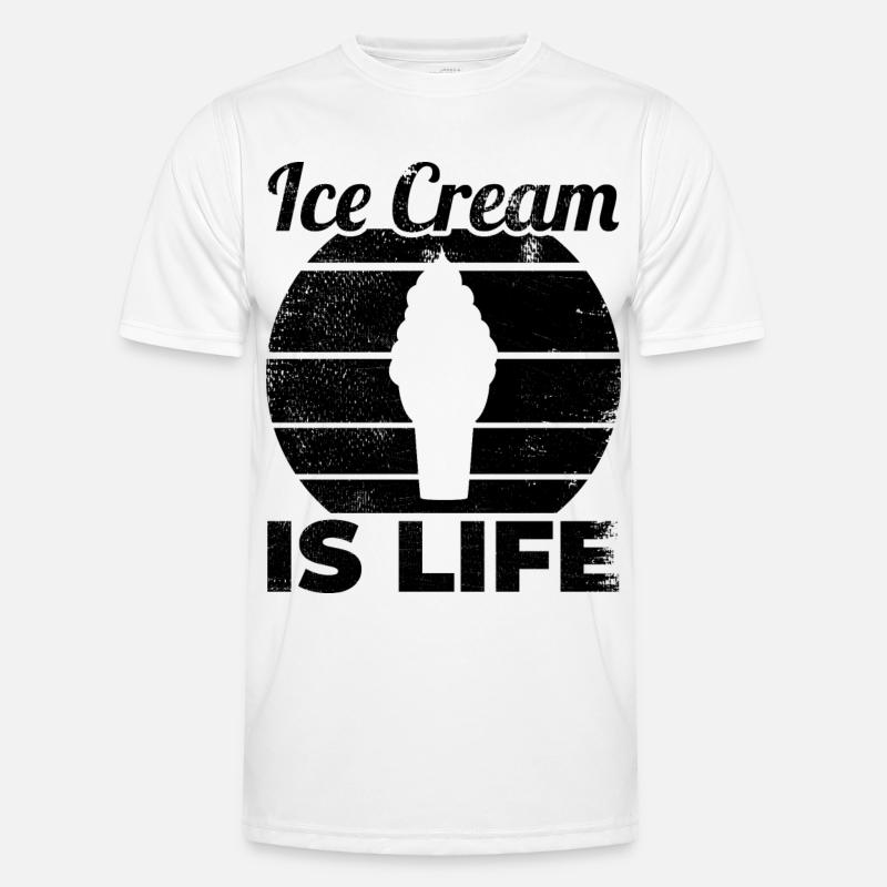 Eisverkäufer Spruch Männer Funktions-T-Shirt
