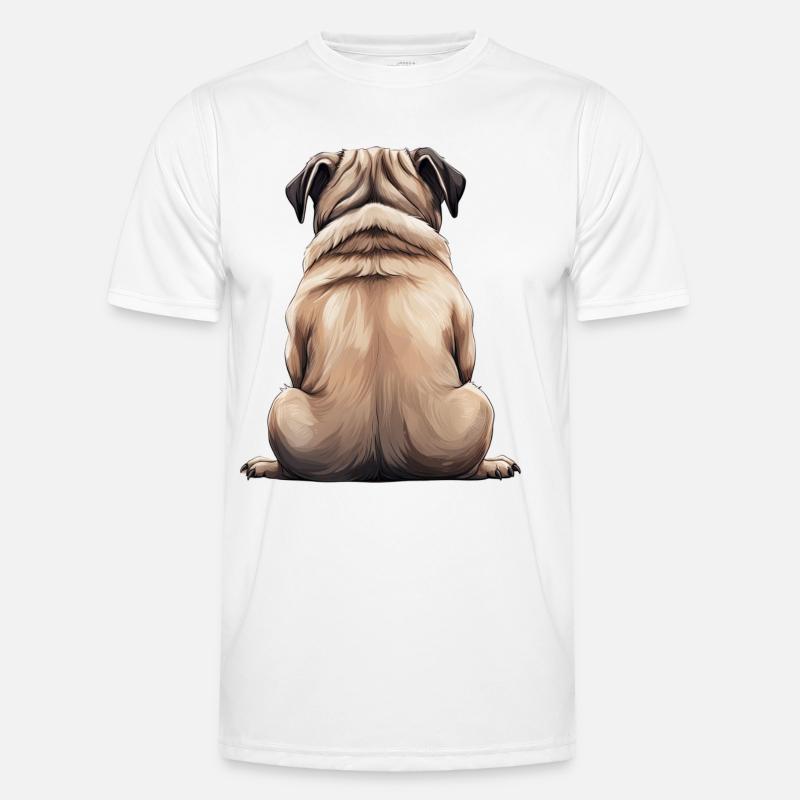 Mops Männer Funktions-T-Shirt