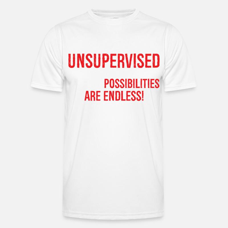 I Am Currently Unsupervised Men's Functional T-Shirt