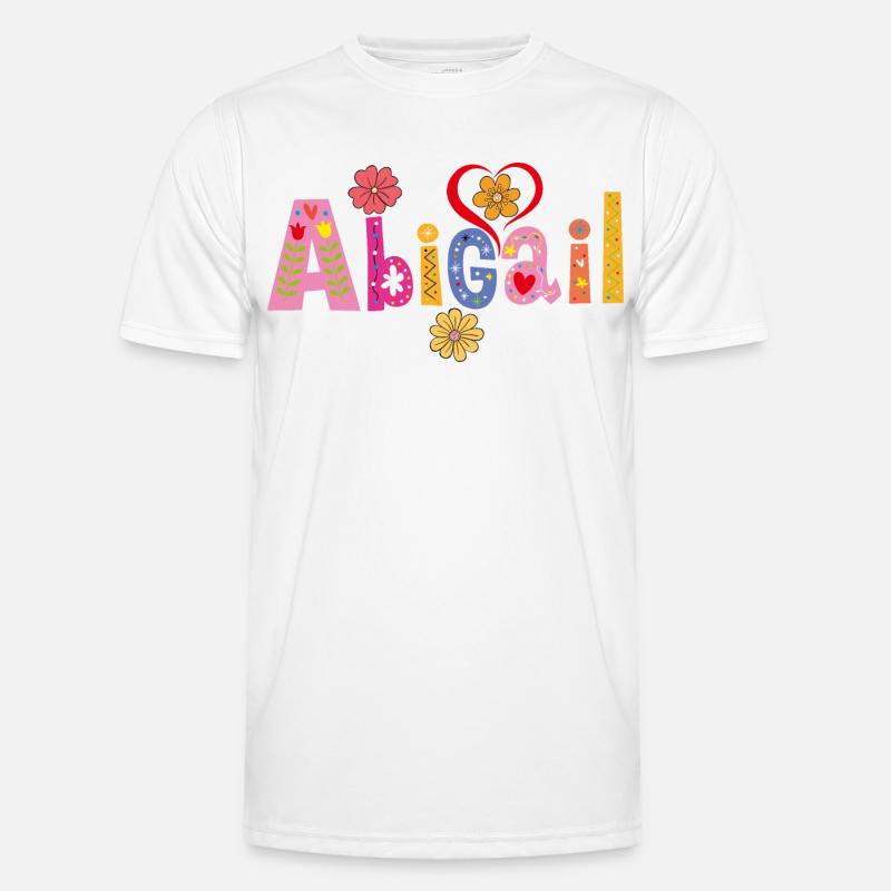 Personalized Abigail Name Men's Functional T-Shirt