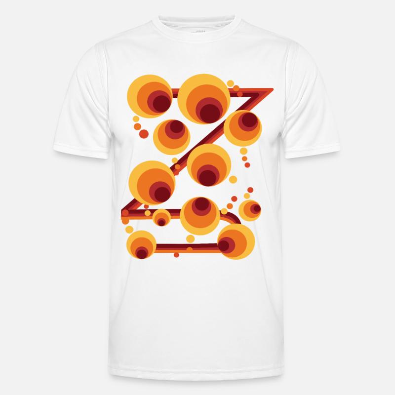 Abstract Polka Dot Circle Pattern Men's Functional T-Shirt