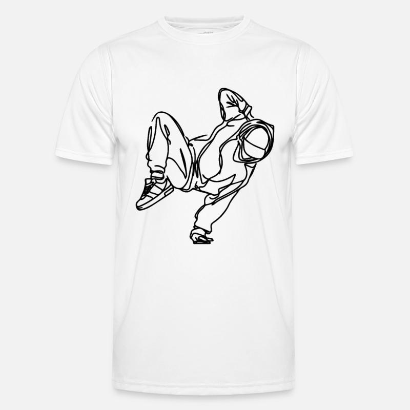 Breakdancer Männer Funktions-T-Shirt