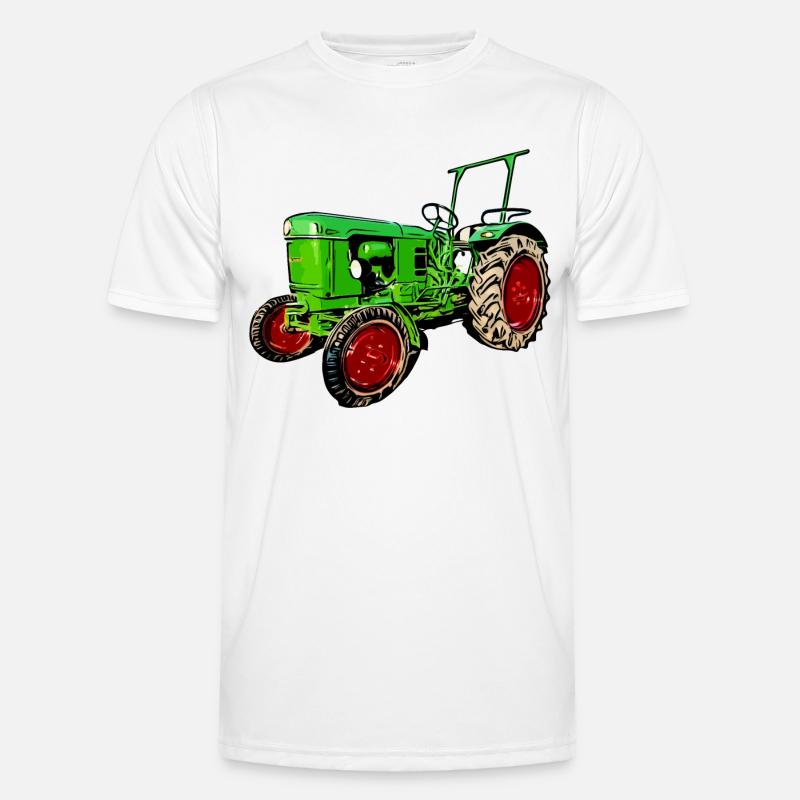 Alter Traktor Deutz D25 Männer Funktions-T-Shirt
