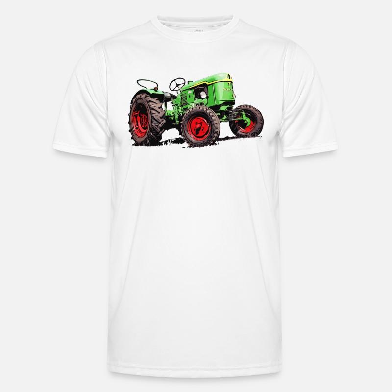 Alter Deutz Traktor D25 Männer Funktions-T-Shirt