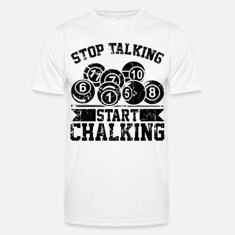 Witziger Billard Spruch Männer Funktions-T-Shirt