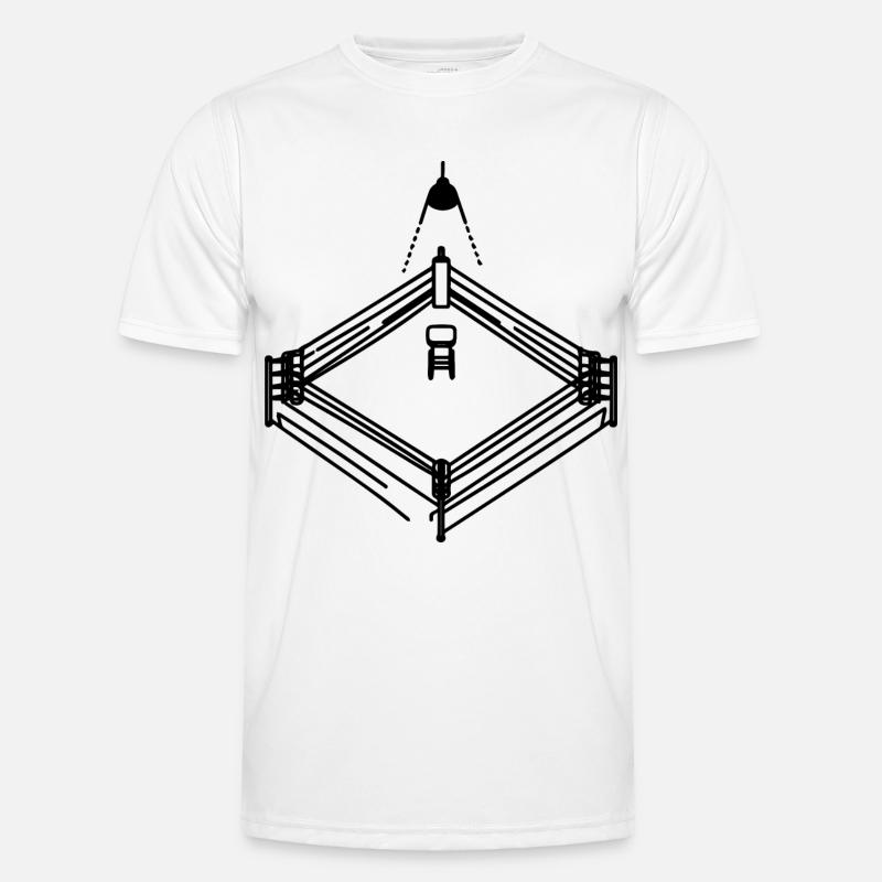 Graphique de ring de boxe T-shirt sport Homme