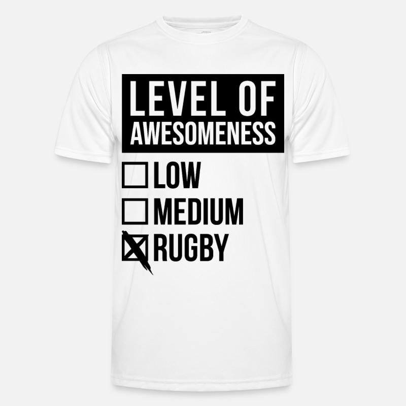Rugby - Men's Functional T-Shirt - white