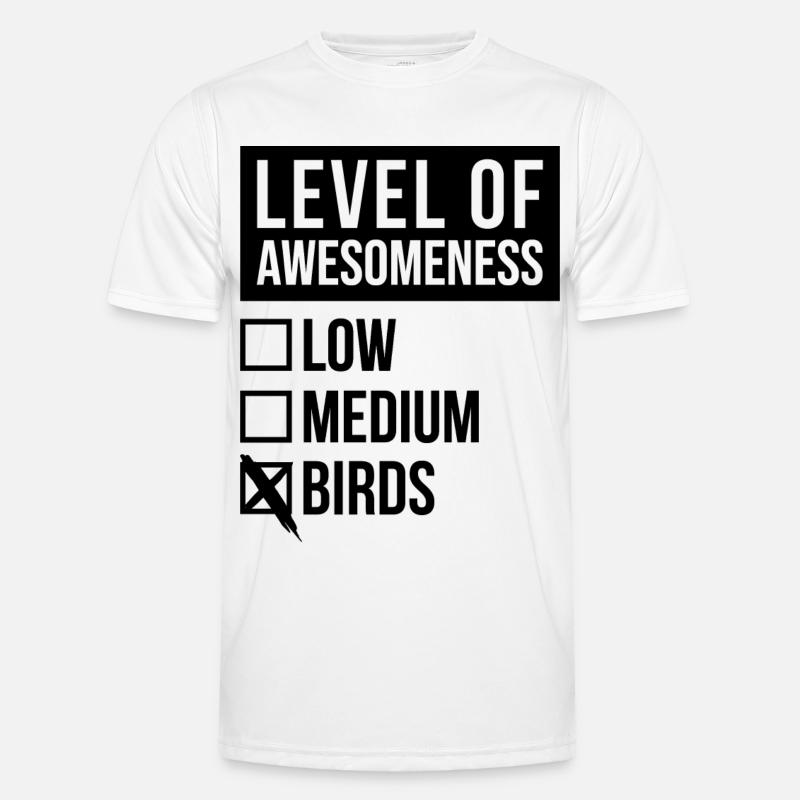 Vogel Männer Funktions-T-Shirt