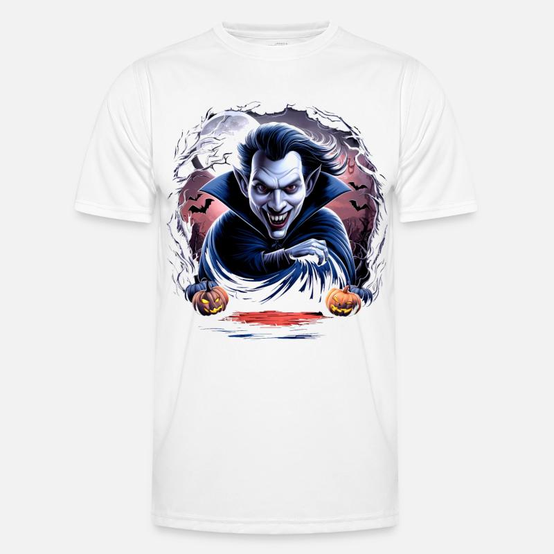 Fangs & Frights Halloween Vampire Men's Functional T-Shirt