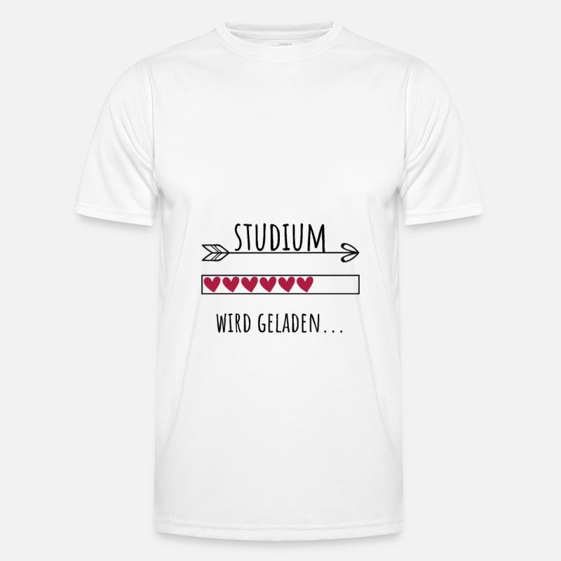 Studium Personalisierter Beruf Mädchen - Männer Funktions-T-Shirt - Weiß