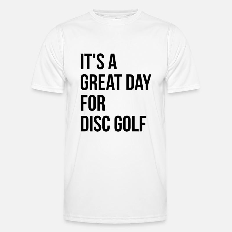 Disc golf T-shirt sport Homme