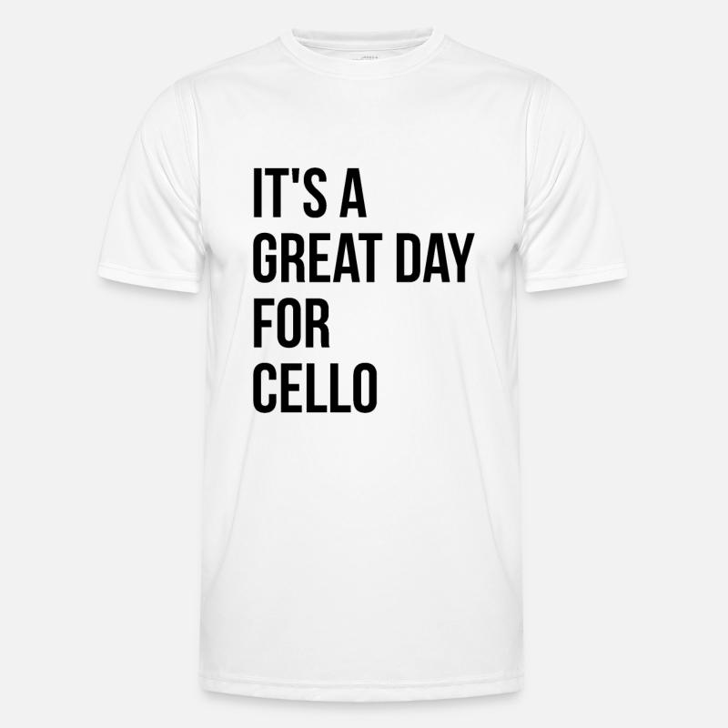 violoncelle T-shirt sport Homme