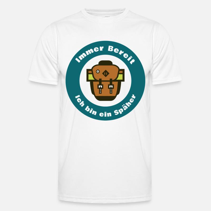 Immer bereit – ich bin ein Scout Männer Funktions-T-Shirt