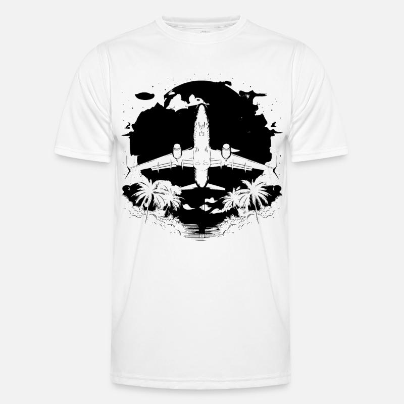 Aircraft Graphics Men's Functional T-Shirt