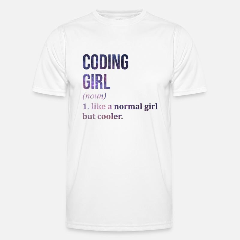 Coding Coding Coding - Men's Functional T-Shirt - white