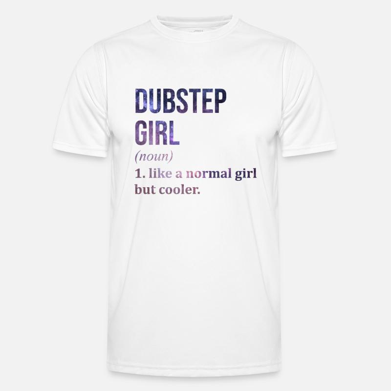 Dubstep Dubstep Dubstep - Men's Functional T-Shirt - white