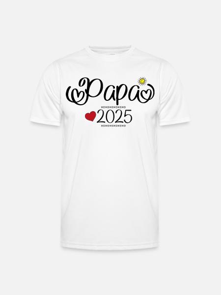 Dad 2025 - Men's Functional T-Shirt - white