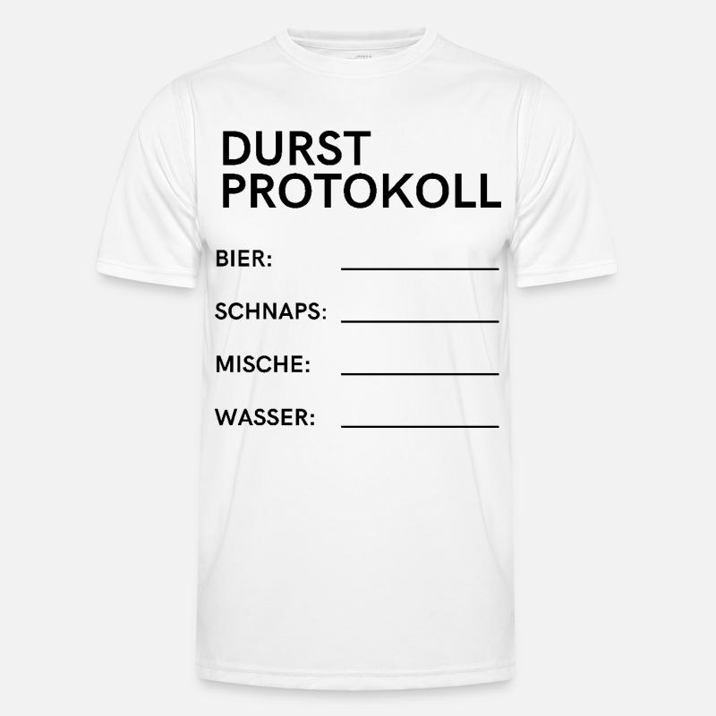 Durstprotokoll Männer Funktions-T-Shirt