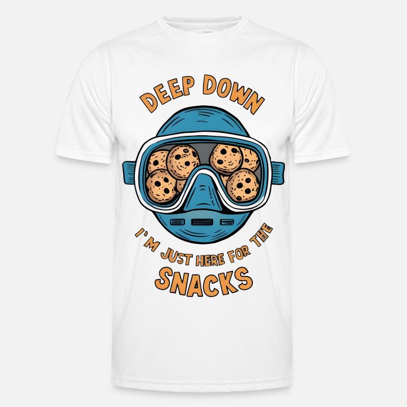 I Dive Deep for Snacks Men's Functional T-Shirt