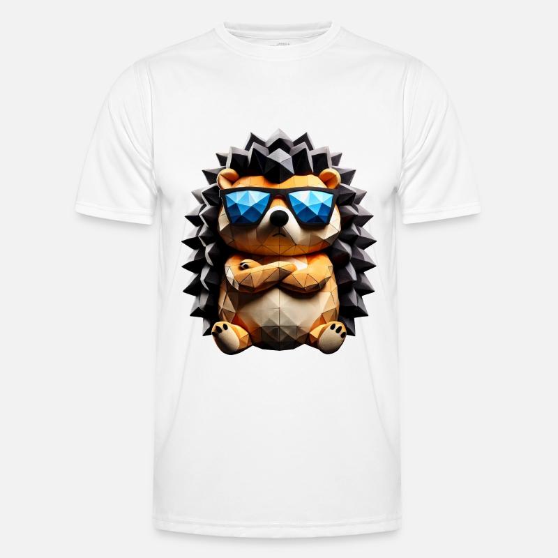 Cooler Igel Männer Funktions-T-Shirt