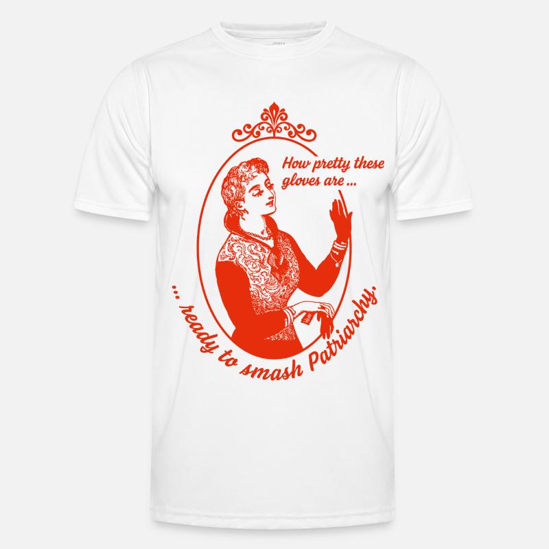 Ready to Smash Patriarchy Männer Funktions-T-Shirt