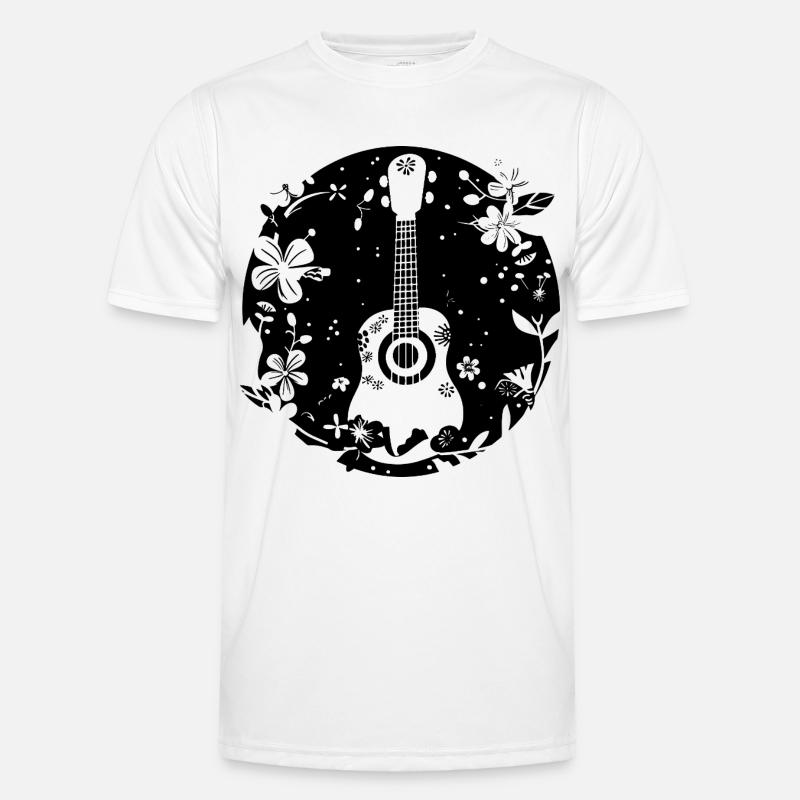 Ukulele Comic Style Men's Functional T-Shirt