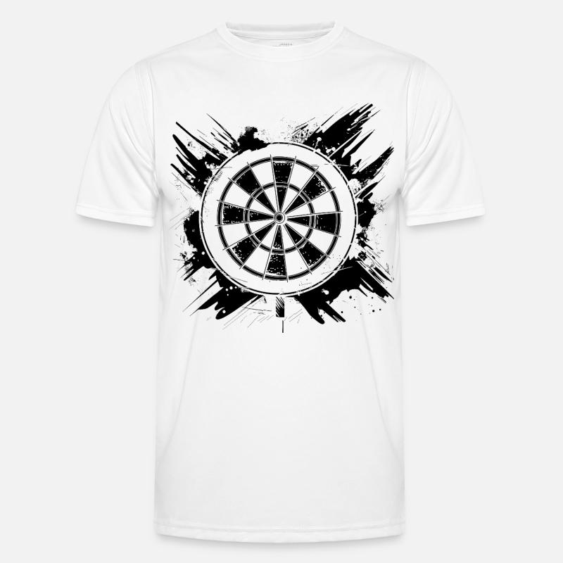 Dartscheibe Männer Funktions-T-Shirt