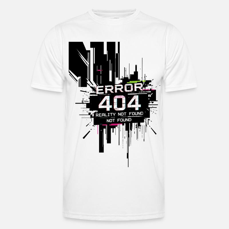 Error: Reality not found - Men's Functional T-Shirt - white