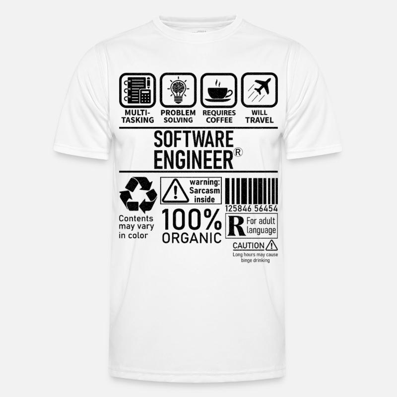 Software Engineer multi tasking problem solving Men's Functional T-Shirt