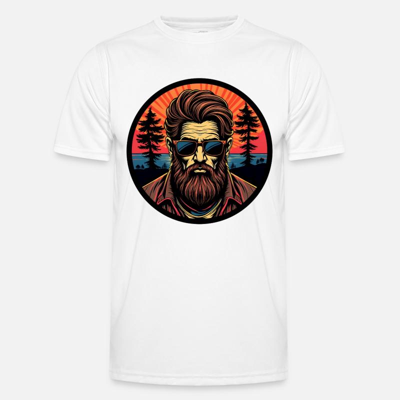 Bart-Mann Männer Funktions-T-Shirt