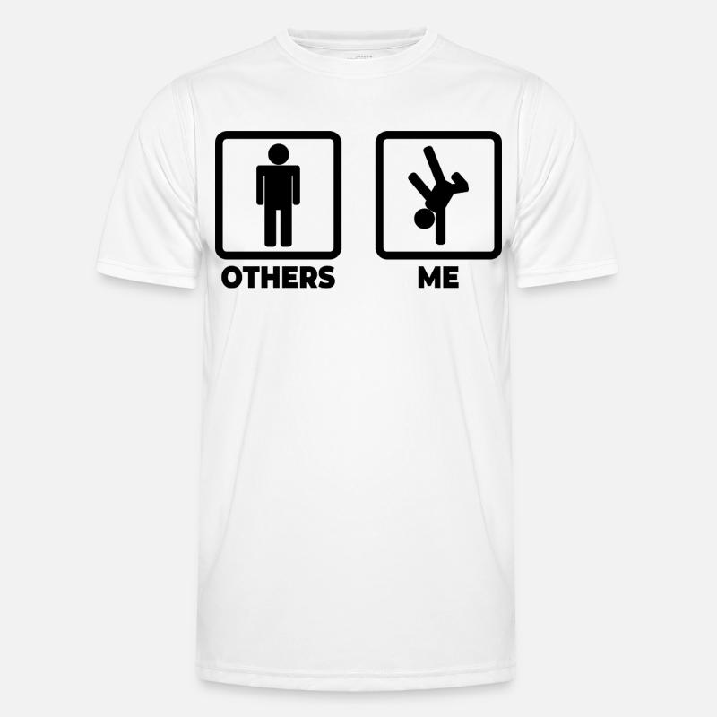 Ich als Breakdancer Männer Funktions-T-Shirt