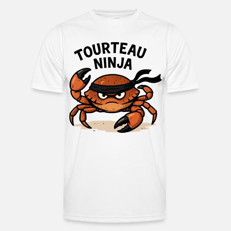 Ninja-Krabbe Männer Funktions-T-Shirt