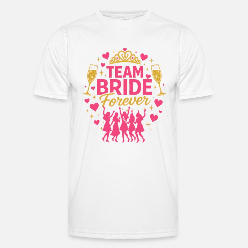 Team Bride Forever soirée fun T-shirt sport Homme
