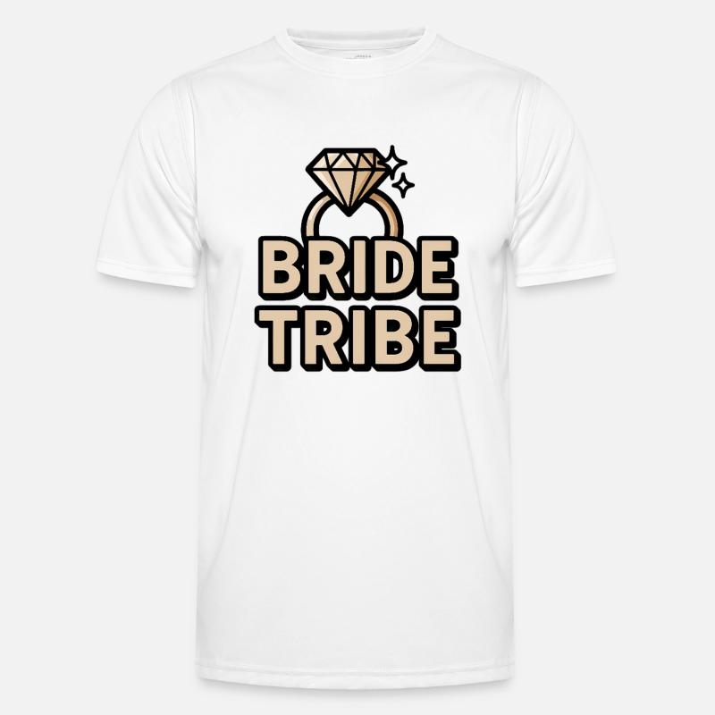 Bride Tribe EVJF bague dorée chic T-shirt sport Homme