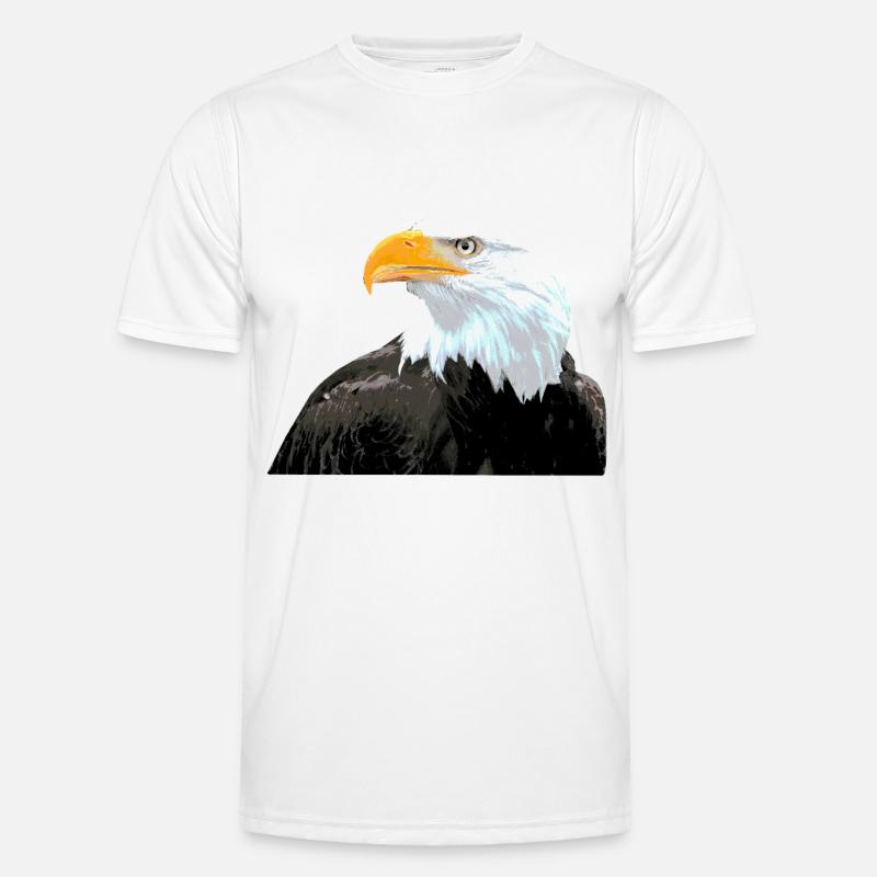 Bald Eagle Bird Statement Cool Animals Men's Functional T-Shirt