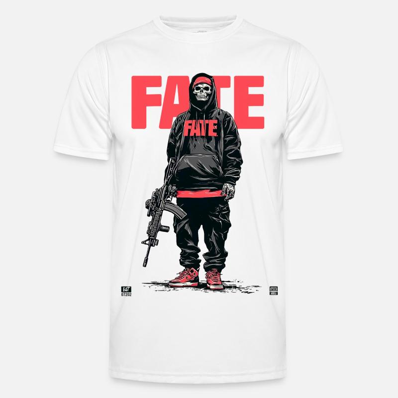 Fate Skeleton - Men's Functional T-Shirt - white