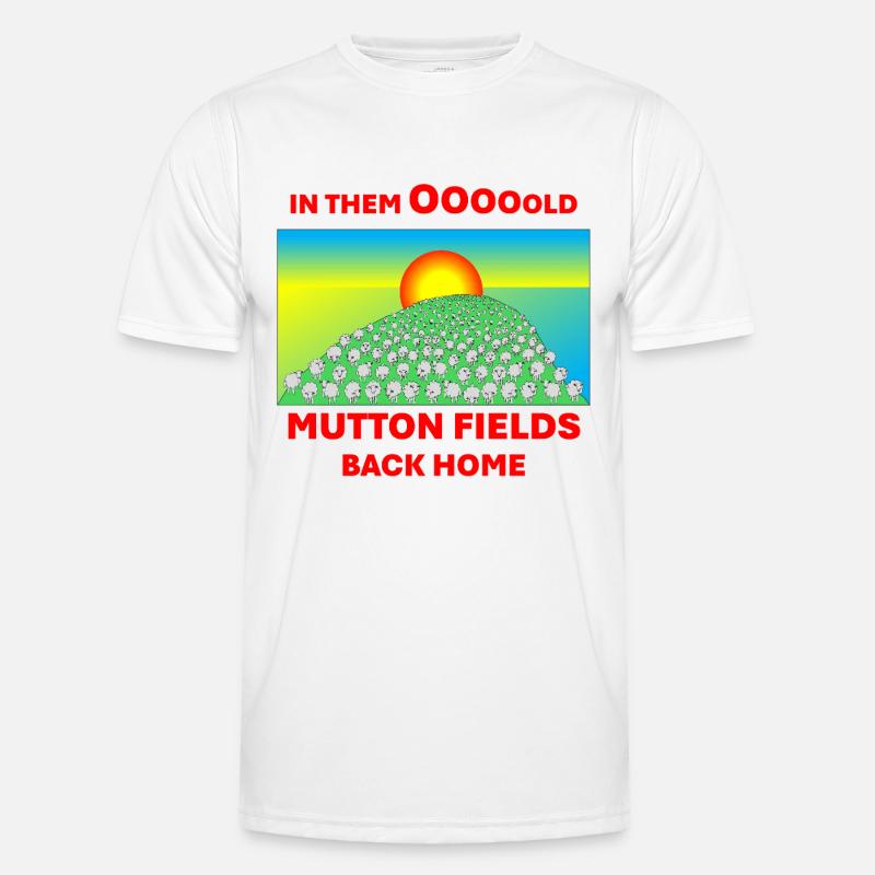 Mutton Fields - Men's Functional T-Shirt - white