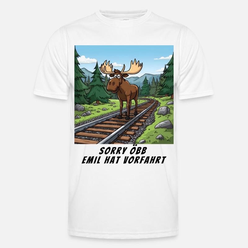 Sorry Bahn - Emil hat hier Vorfahrt Männer Funktions-T-Shirt