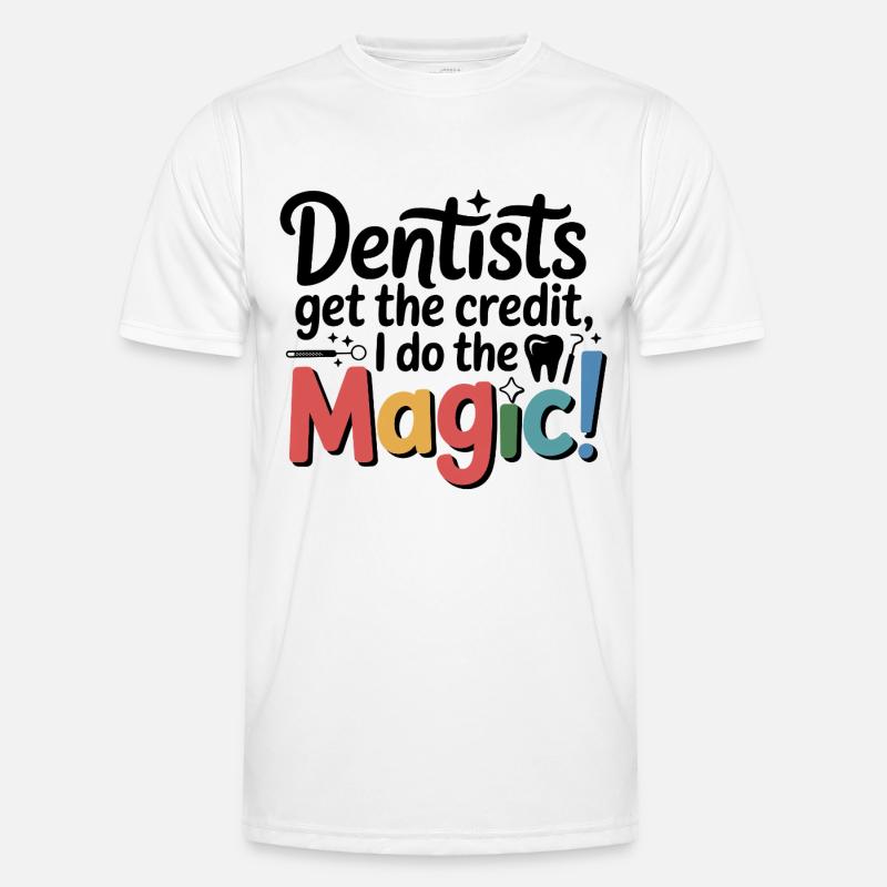 Conception de couronnes de technicien de laboratoire dentaire T-shirt sport Homme