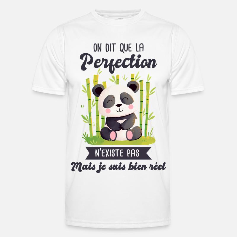 panda mignon naissance bébé. T-shirt sport Homme